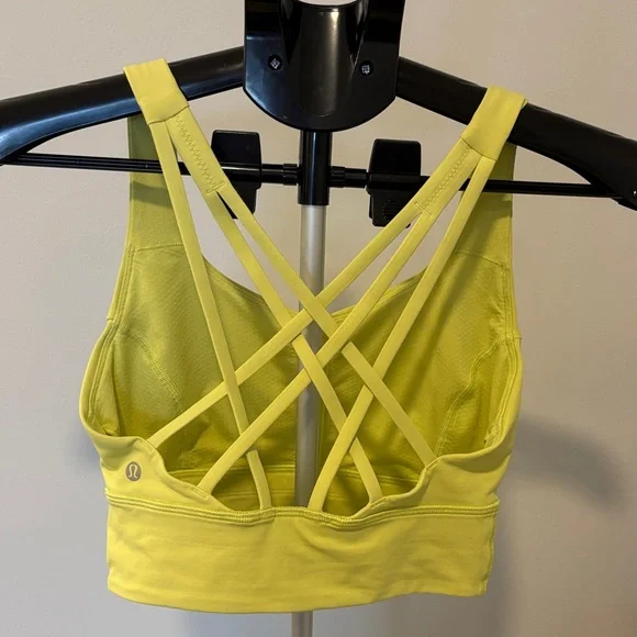 Lululemon Free to be Serene Long Line Bra ~ Light Support C/D Cup ~ 6 ~Dew Green - Picture 3 of 7